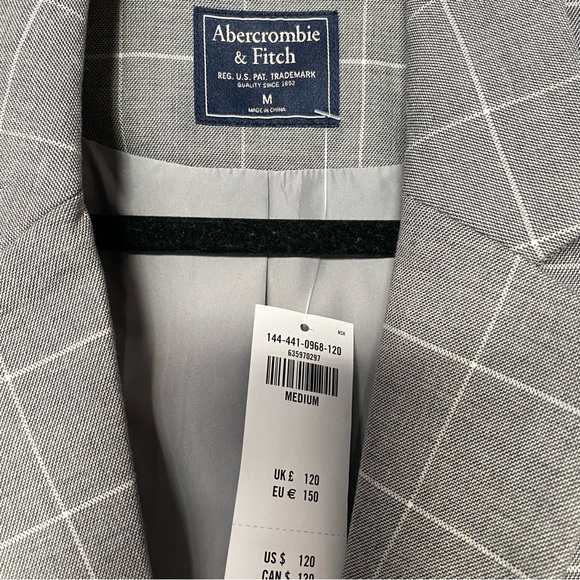 Abercrombie & Fitch Plaid Blazer - Picture 9 of 9